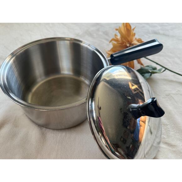 Vintage Norrisware Stainless Steel Sauce Pan with Lid PFAS FREE - Picture 2 of 5